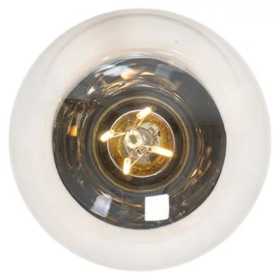 LED Foco embutido inteligente preto com lâmpada WiFi G95 - Insight Moderno