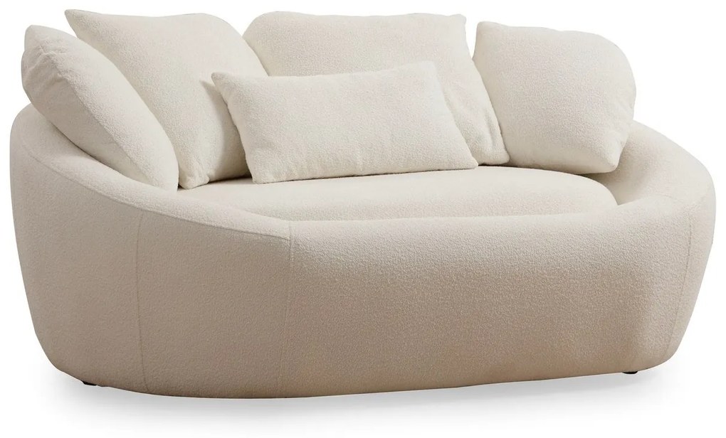 **** Sofá 2 Lugares Midye – Creme – 155x120x67 cm

**