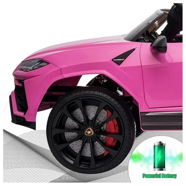 LAMBORGHINI URUS CARRO ELÉTRICO INFANTIL 12V Rosa