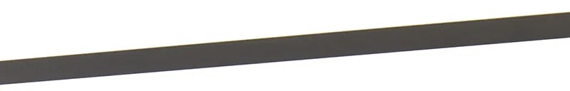 Candeeiro de teto moderno preto com LED 80 cm - Liv Moderno