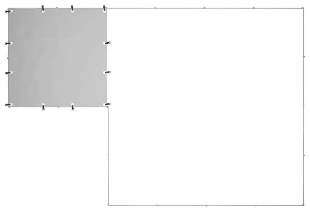 Canil 6,05 m² aço prateado