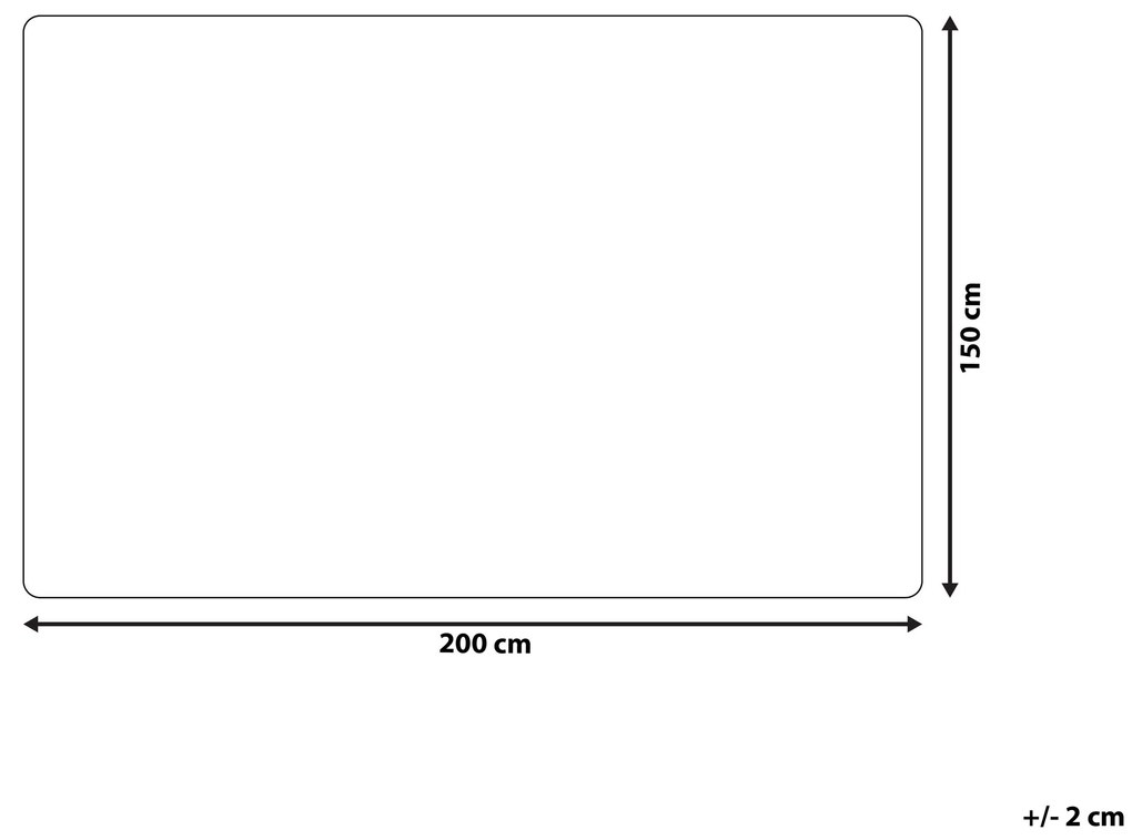 Manta cinzenta 150 x 200 cm CHAAB Beliani