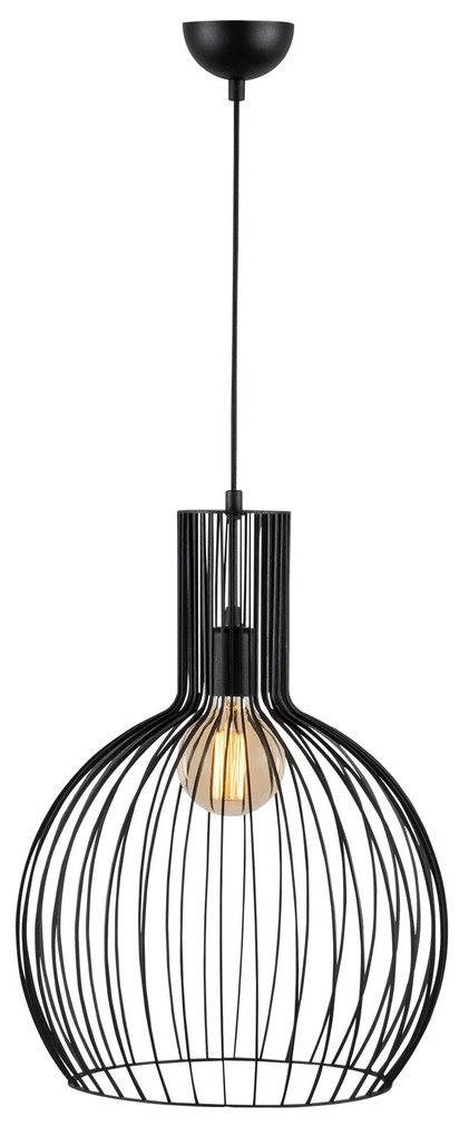 Chandelier Fellini – Preto – 38 cm x 146 cm