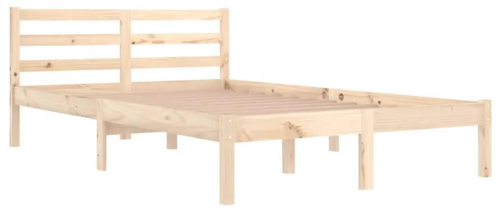 Estrutura de cama 120x200 cm pinho maciço