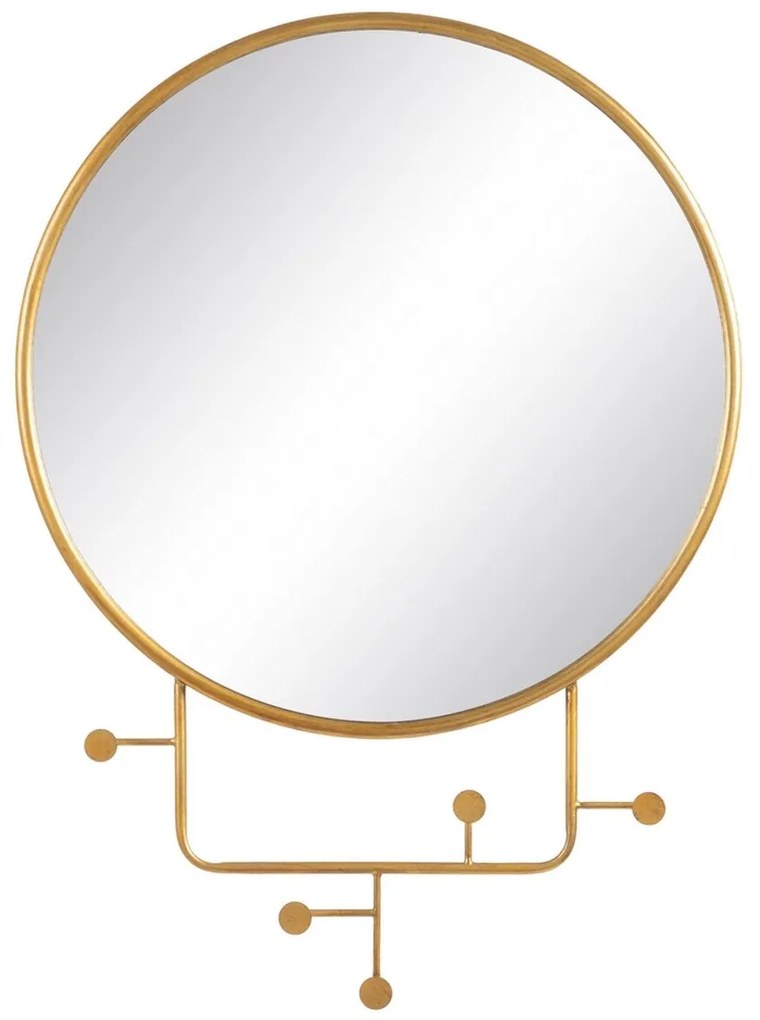 Espelho de Parede 76 X 6 X 104 cm Dourado Metal
