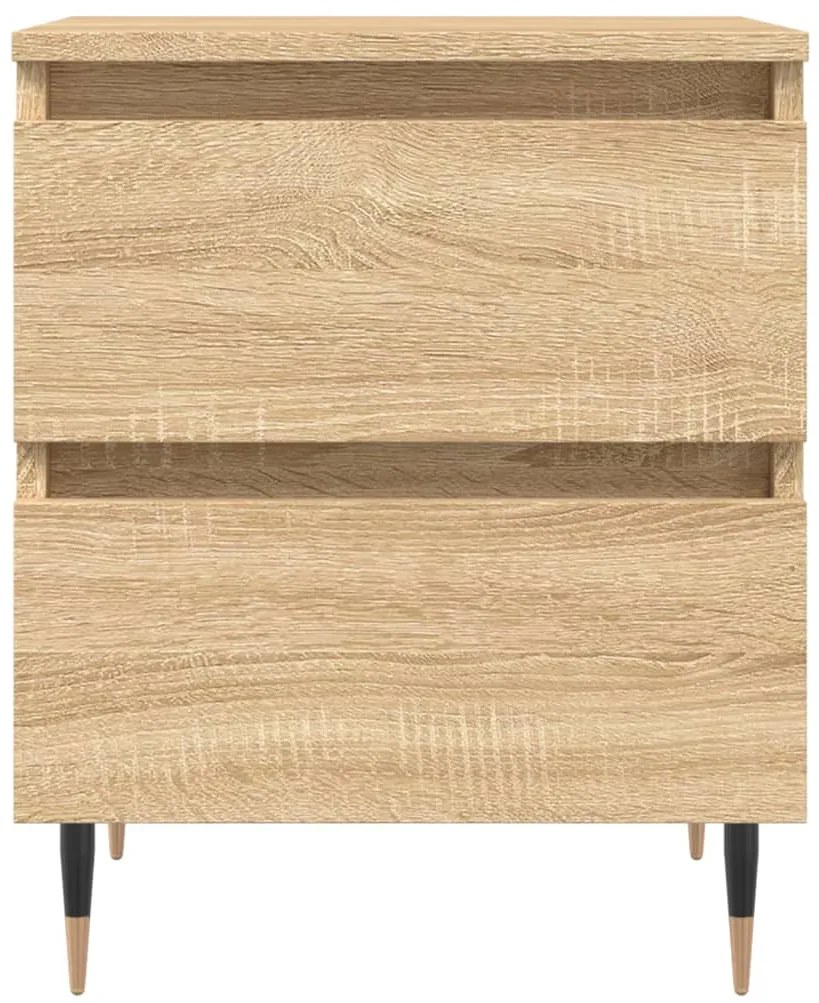 Mesa de cabeceira 40x35x50 cm derivados madeira carvalho sonoma