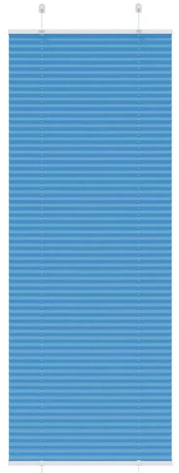 Azul Plissada Cega 80x200 cm Largura Tecido 79,4 cm Poliéster