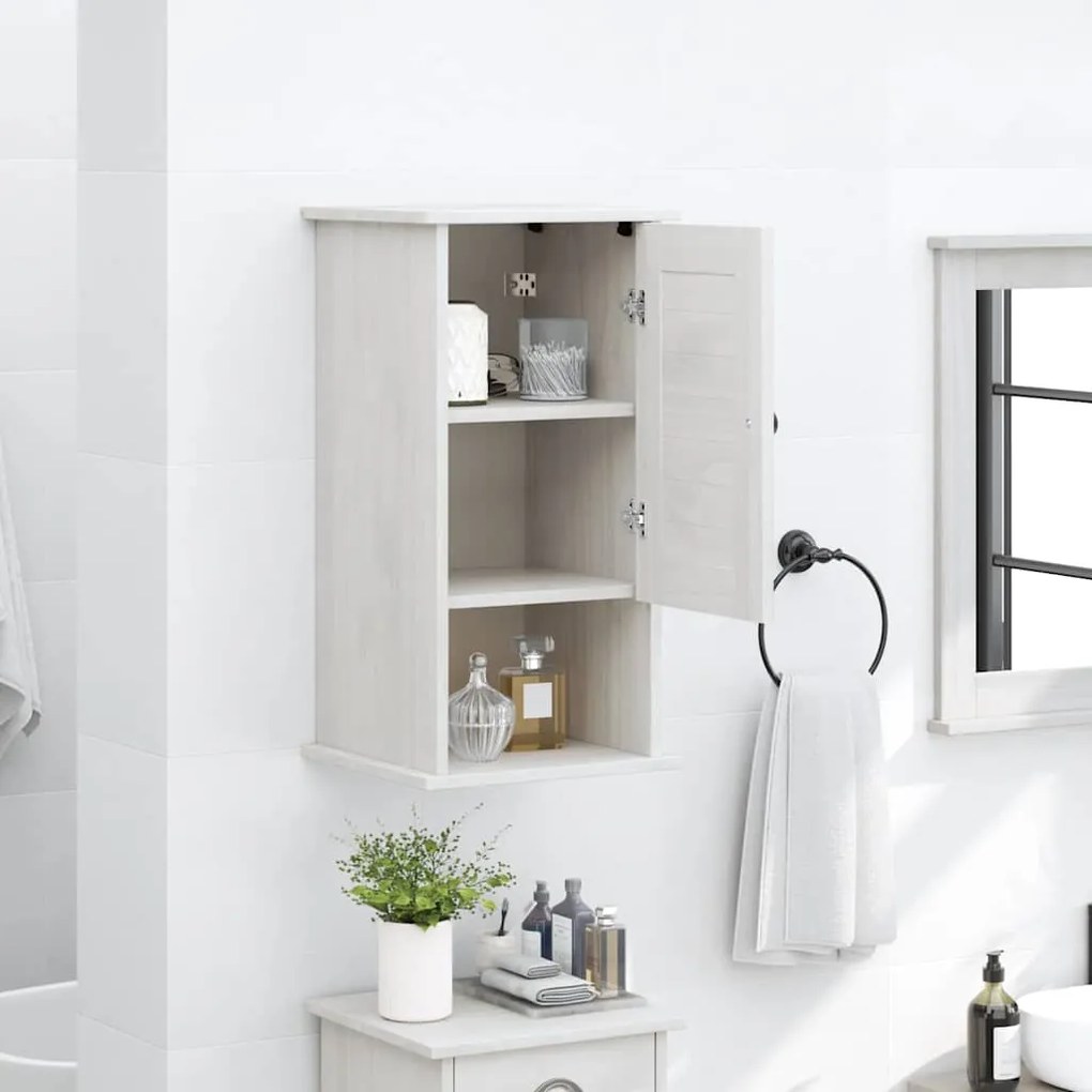 Gabinete de Banheiro Suspenso Branco 37 x 34 x 71.5 cm