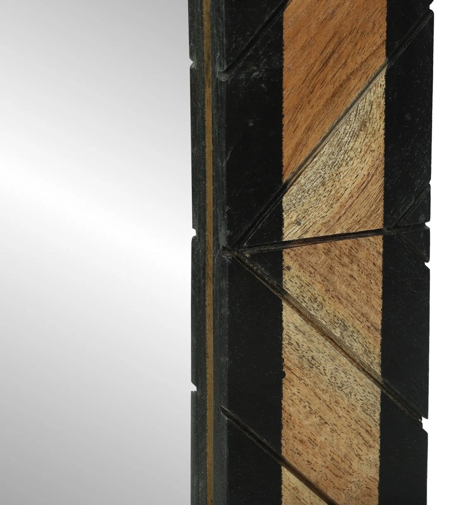 Espelhos 2 pcs 50x2x50 cm Madeira Sólida de Acácia