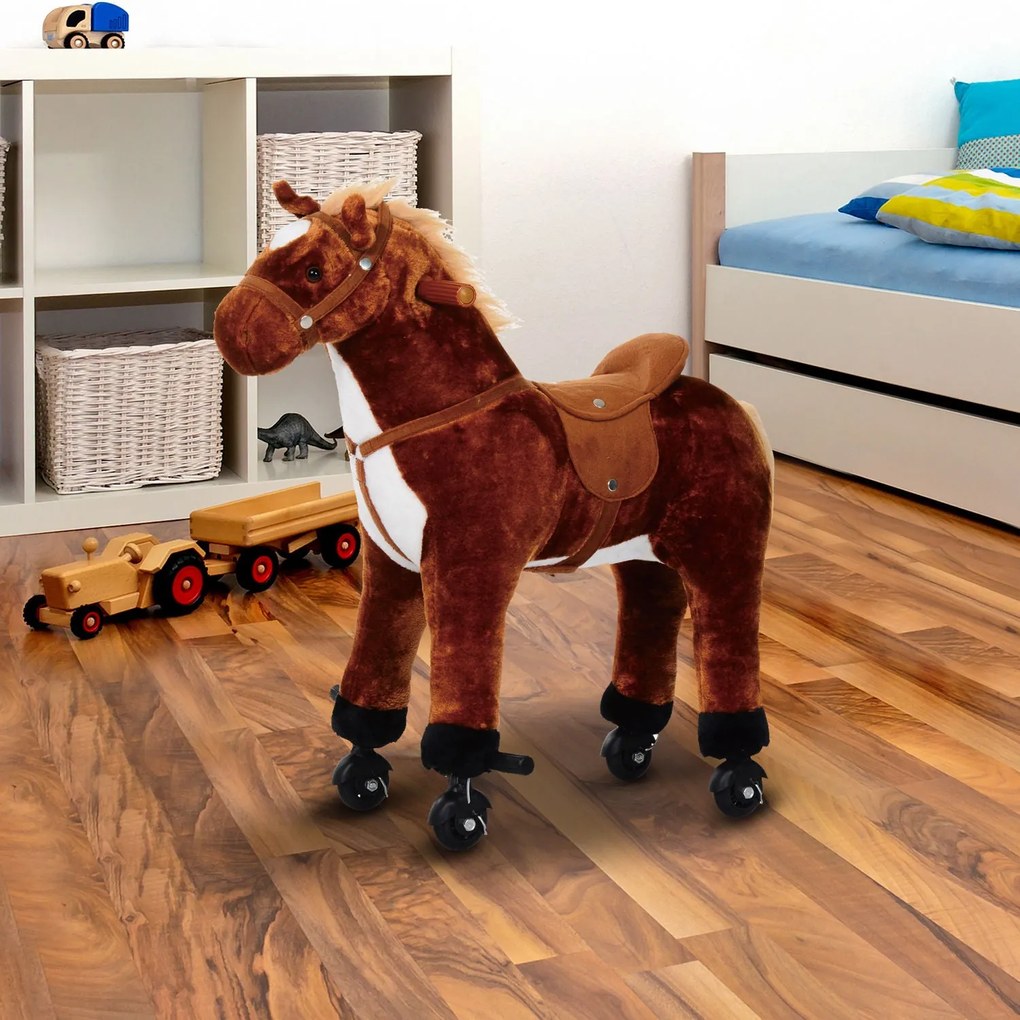 Cavalo de Brinquedo para Crianças de +3 Anos Cavalo de Brinquedo com R