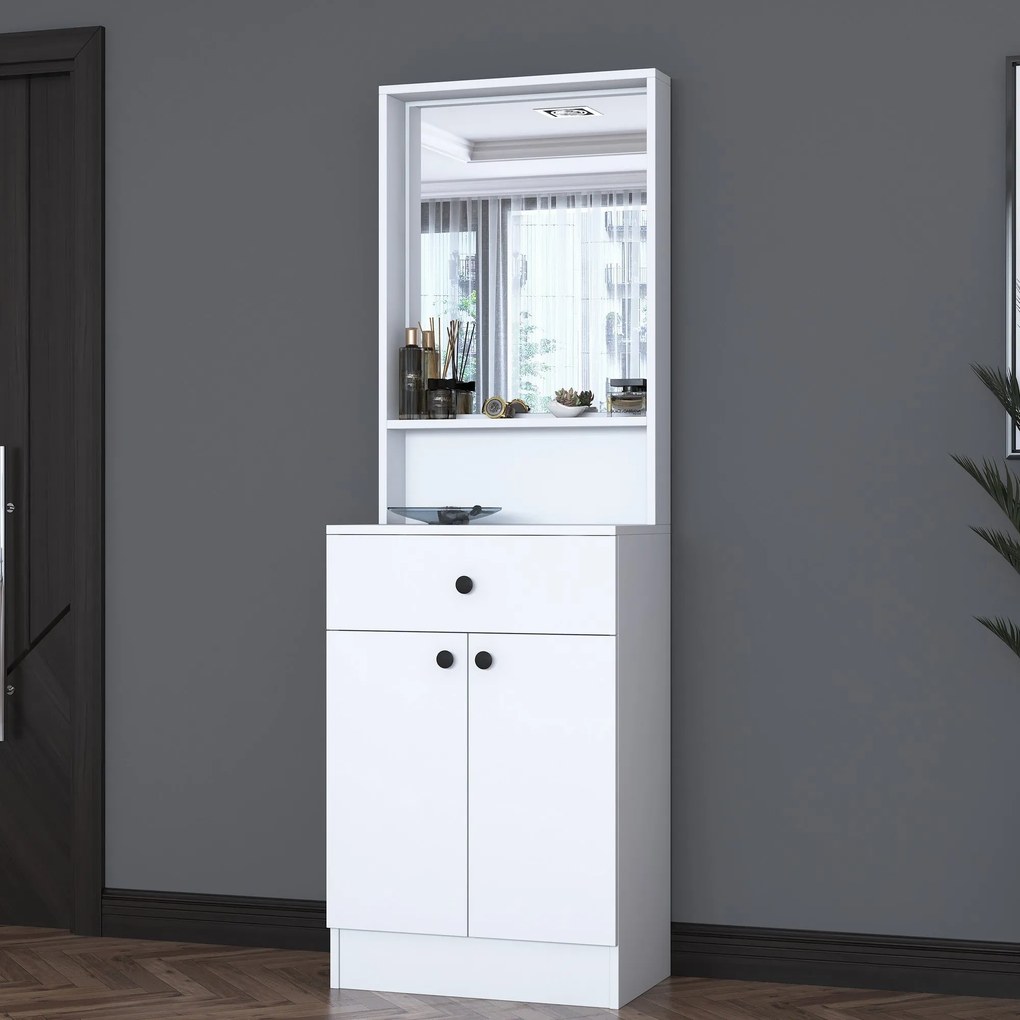 Hall Stand P6 – Branco – 60x182,8x35,5 cm