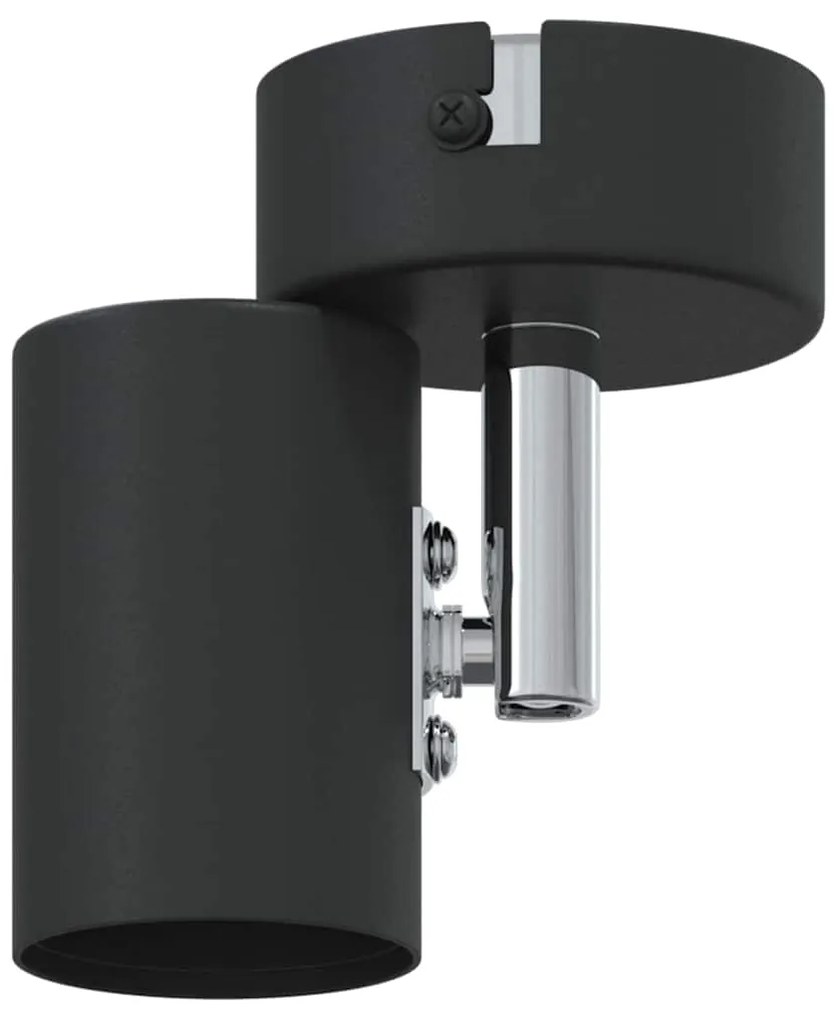 Spotlight de Teto 1 Via Ajustável Preto E27