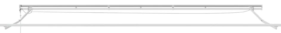 Toldo Retrátil Automático com LED Vermelho 600x300 cm