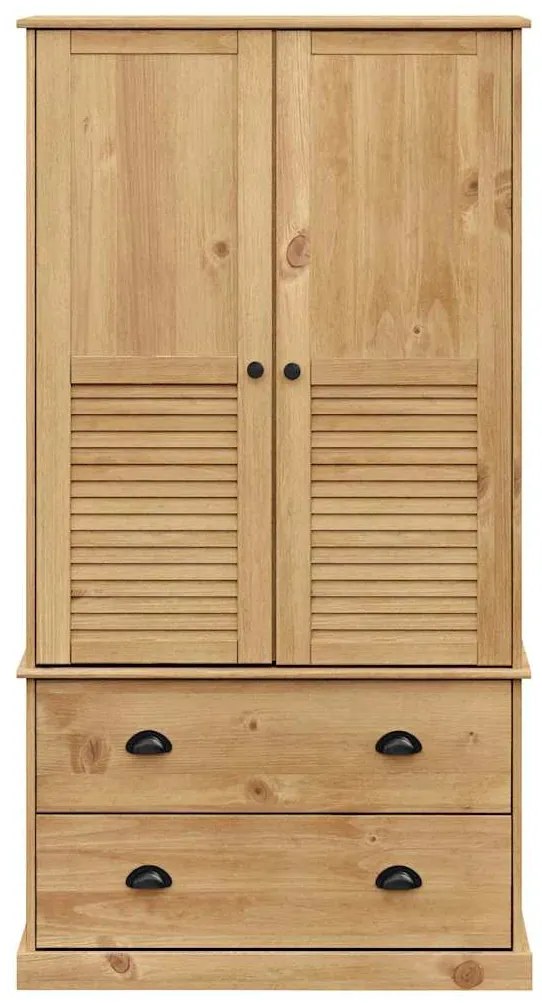 Roupeiro VIGO 90x55x170 cm madeira de pinho maciça