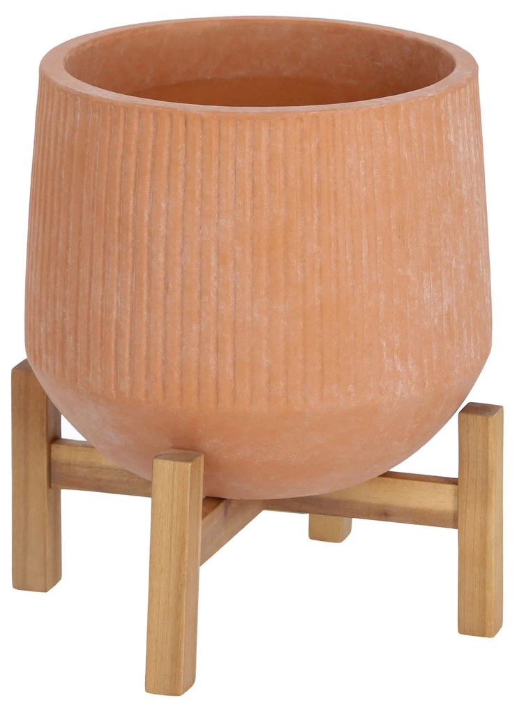 Kave Home - Vaso Denpasar de terracota de Ø 25 cm
