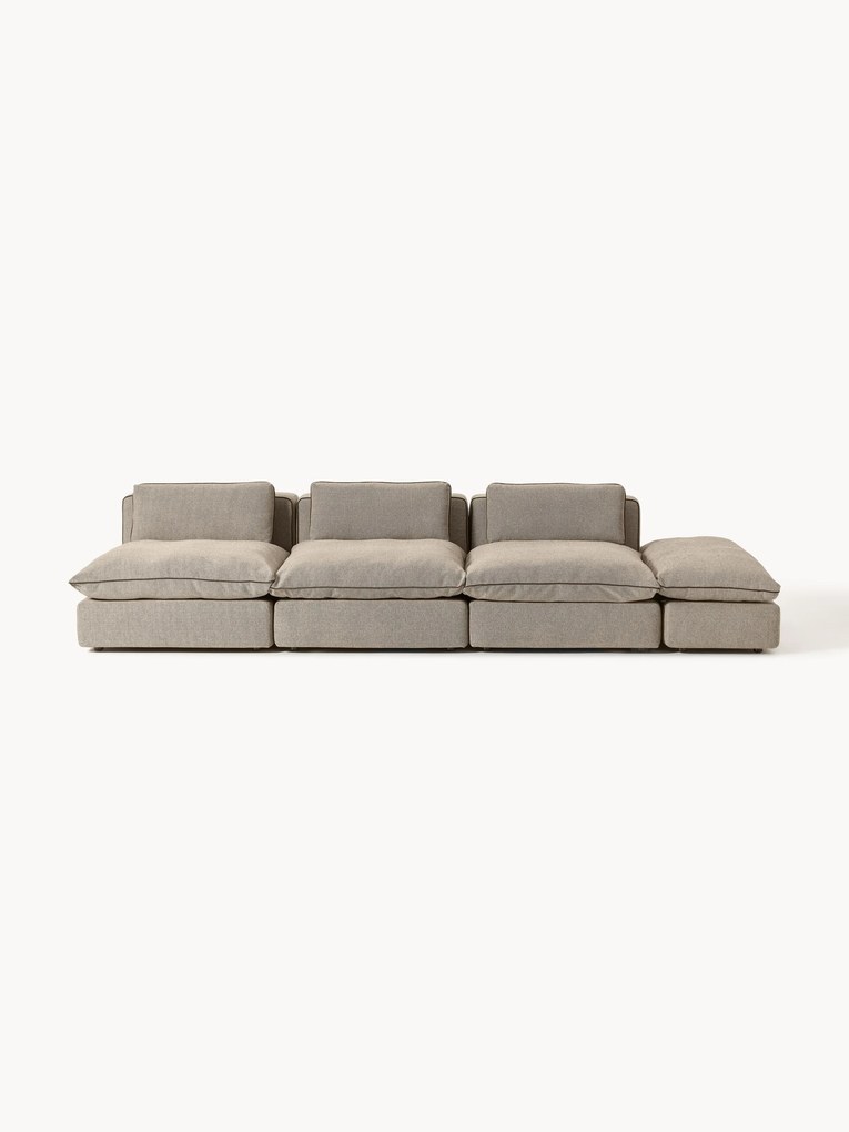 Sofá modular XL com pufe Felix