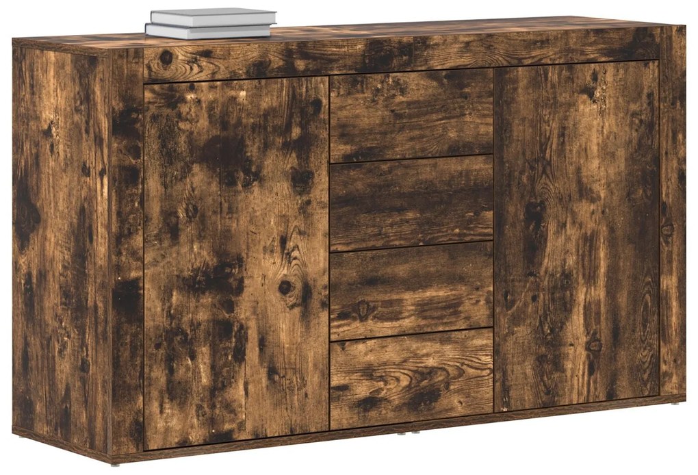 Buffet vidaXL Carvalho fumado Madeira engenheirada 120 x 36 x 69 cm