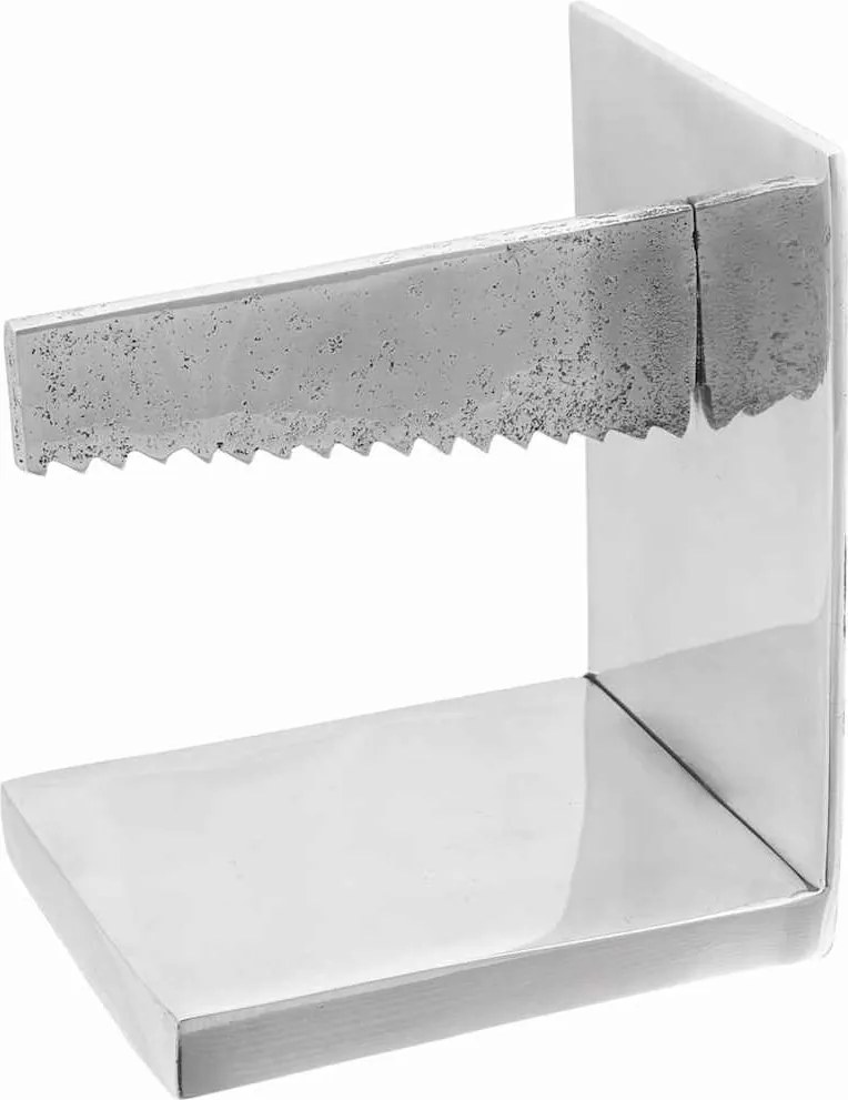 vidaXL Aparadores de livros 2 pcs Prateado 11 x 14 x 17,5 cm Alumínio