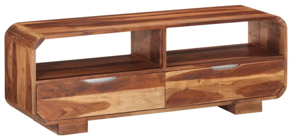 Móvel de TV 110x30x40 cm madeira de acácia maciça