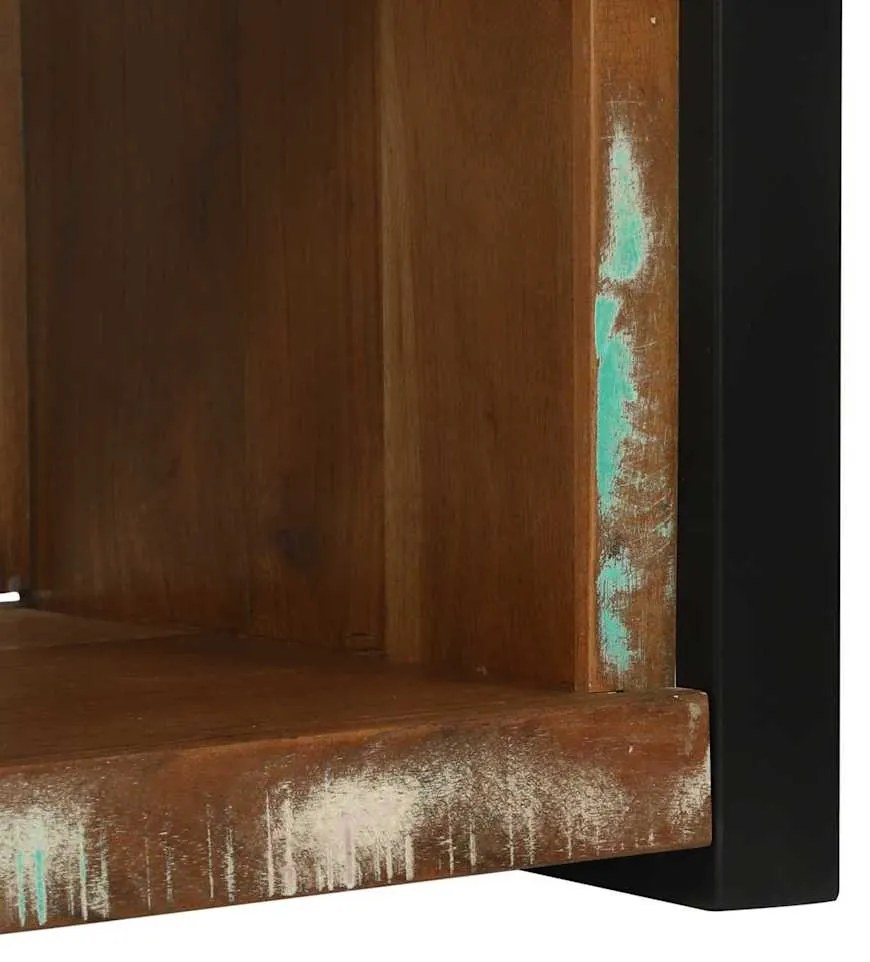 Cubo de Parede 55x35x40 cm Madeira Recuperada Maciça