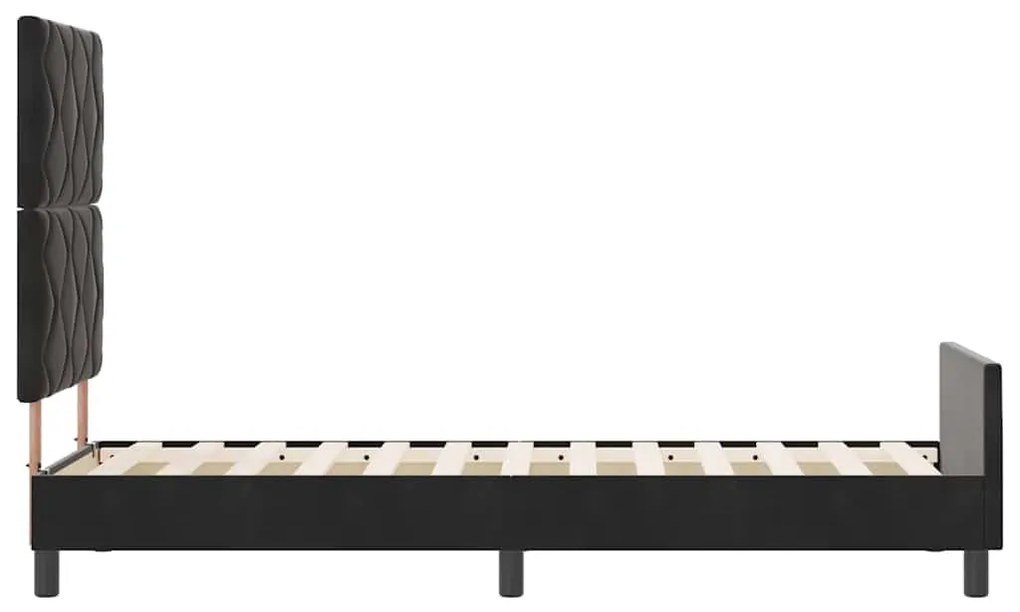 Cama vidaXL Preta 80x200 cm de Veludo