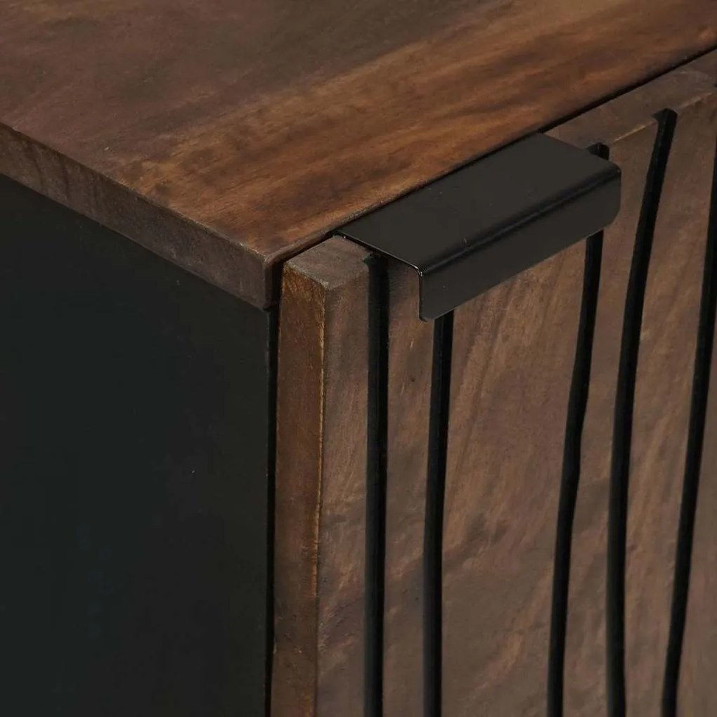 Sideboard 40 x 33,5 x 75 cm - Feito de Madeira Sólida de Mangueira