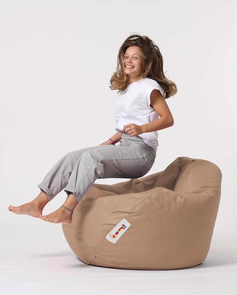 Puff de Jardim Premium XXL – Vison – 130x115x39 cm | Tribo Home