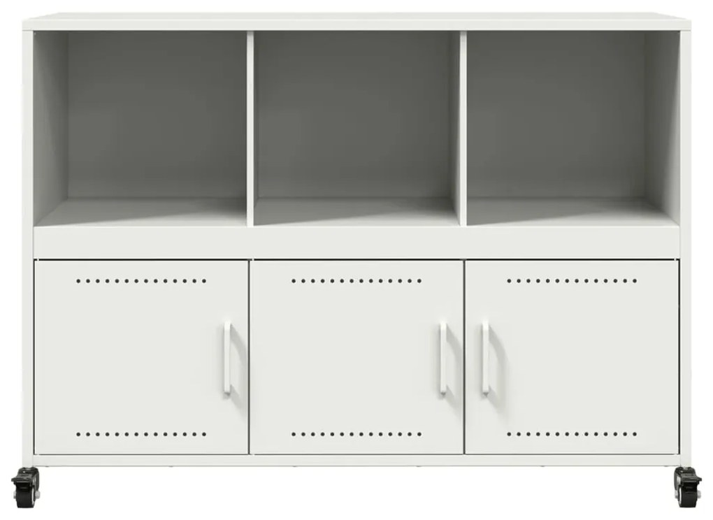 Aparador 100,5x39x72 cm aço branco