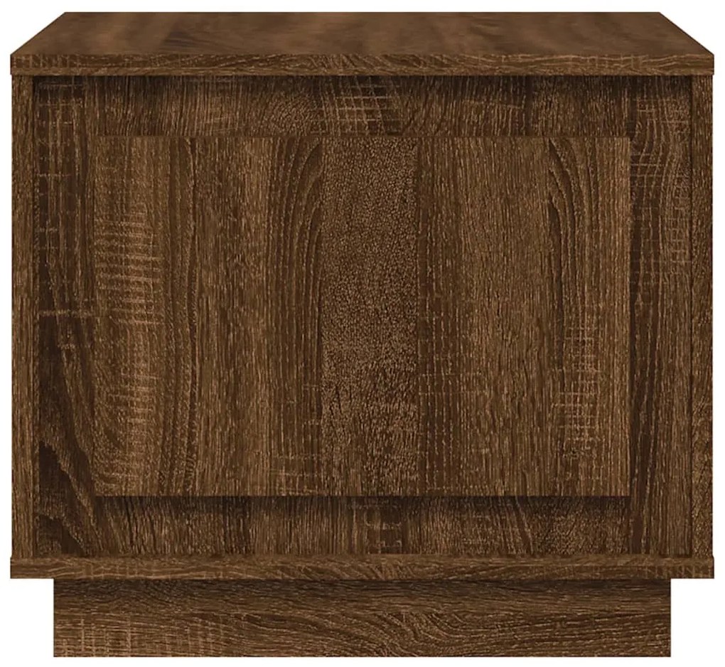 Mesa de centro 51x50x44 cm derivados madeira carvalho castanho