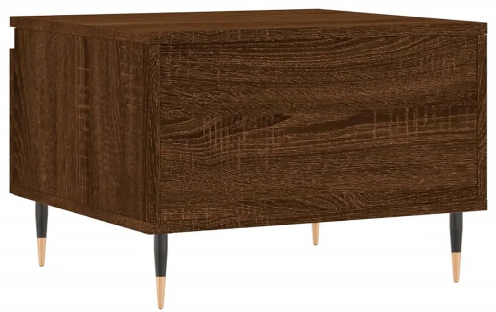 Mesa de centro 50x46x35 cm derivados madeira carvalho castanho