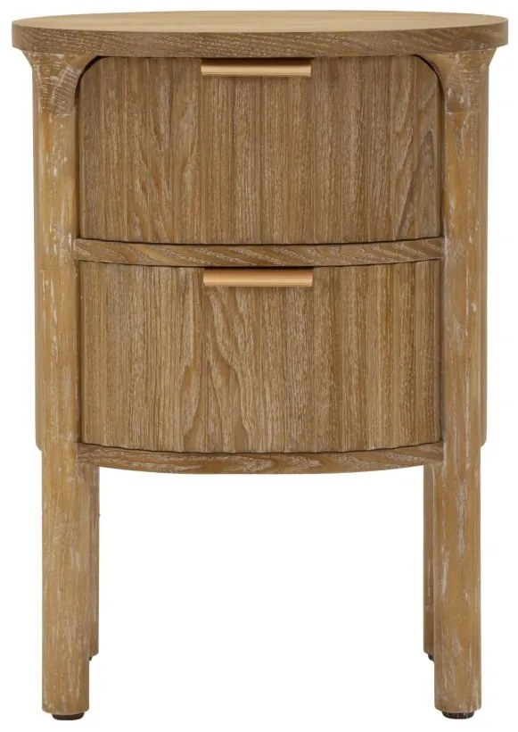 MESA DE CABECEIRA GOTHENBURG 38X34,5X52 CM CASTANHO