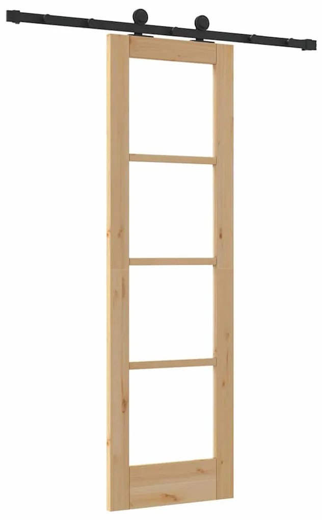 Porta Deslizante vidaXL com Conjunto de Ferragens "ORKDAL" 61x198.5 cm