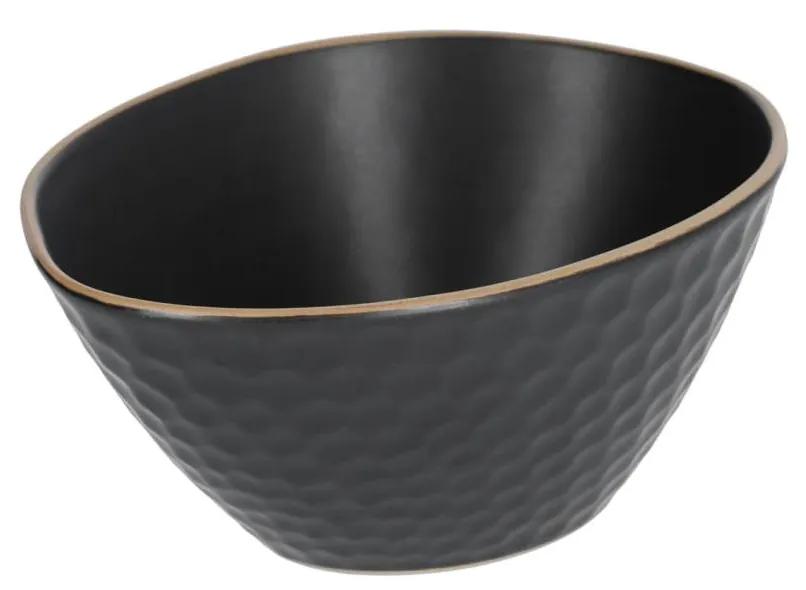 Kave Home - Taça Manami pequena cerâmica preto