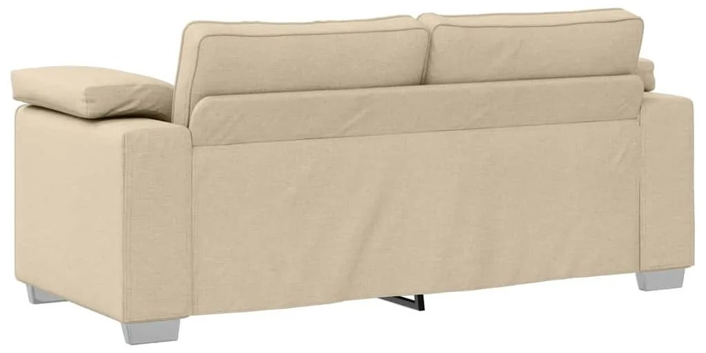 Sofá Loveseat Creme 140 cm Tecido