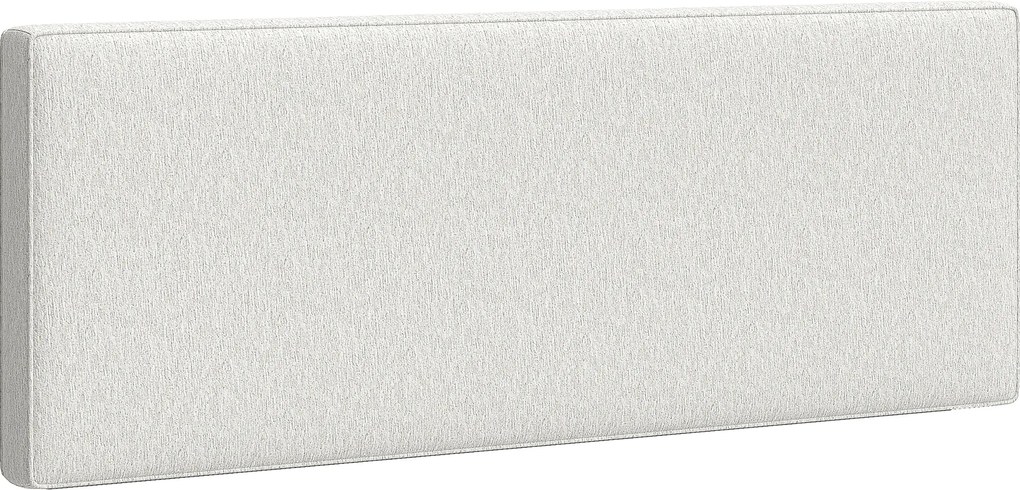 HOMCOM Cabeceira montada na parede para cama acolchoada, 160 x 10 x 60 cm, revestimento em tecido, Creme branco | Aosom Portugal