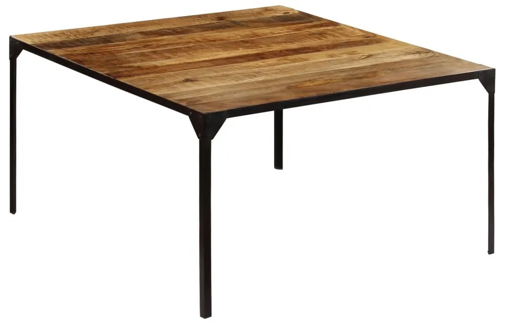 Mesa de Jantar Rudre em Madeira de Mangueira Maciça - 140x140x76 cm -