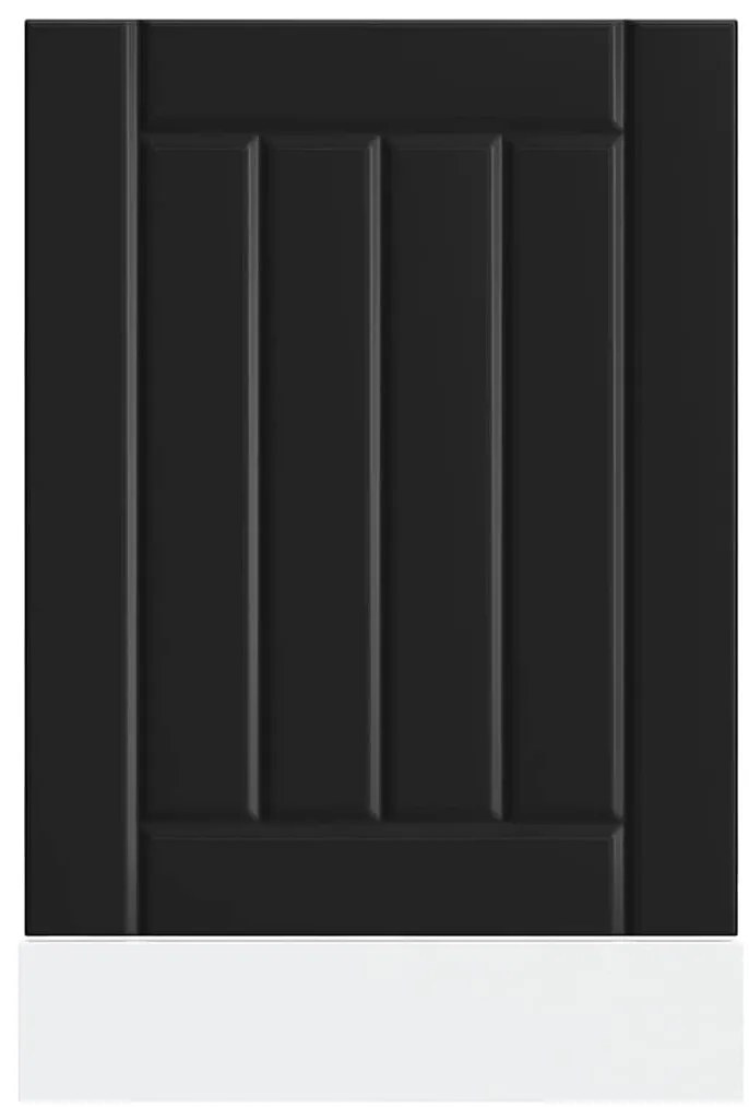 Painel máquina lavar louça Lucca preto derivados de madeira