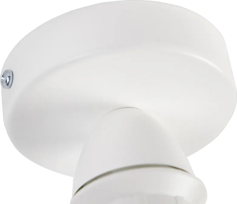 Candeeiro de teto moderno com cúpula bege 35 cm - Combi
