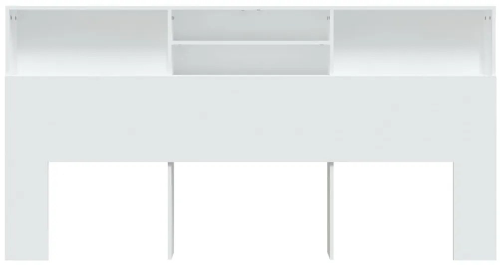Armário de cabeceira 200x19x103,5 cm branco
