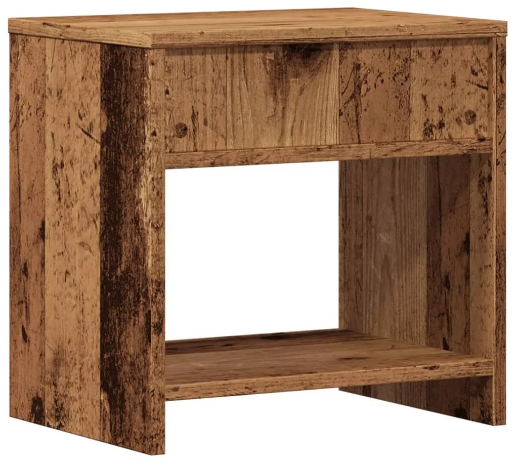 Mesa de cabeceira 40x30x40cm derivados de madeira madeira velha