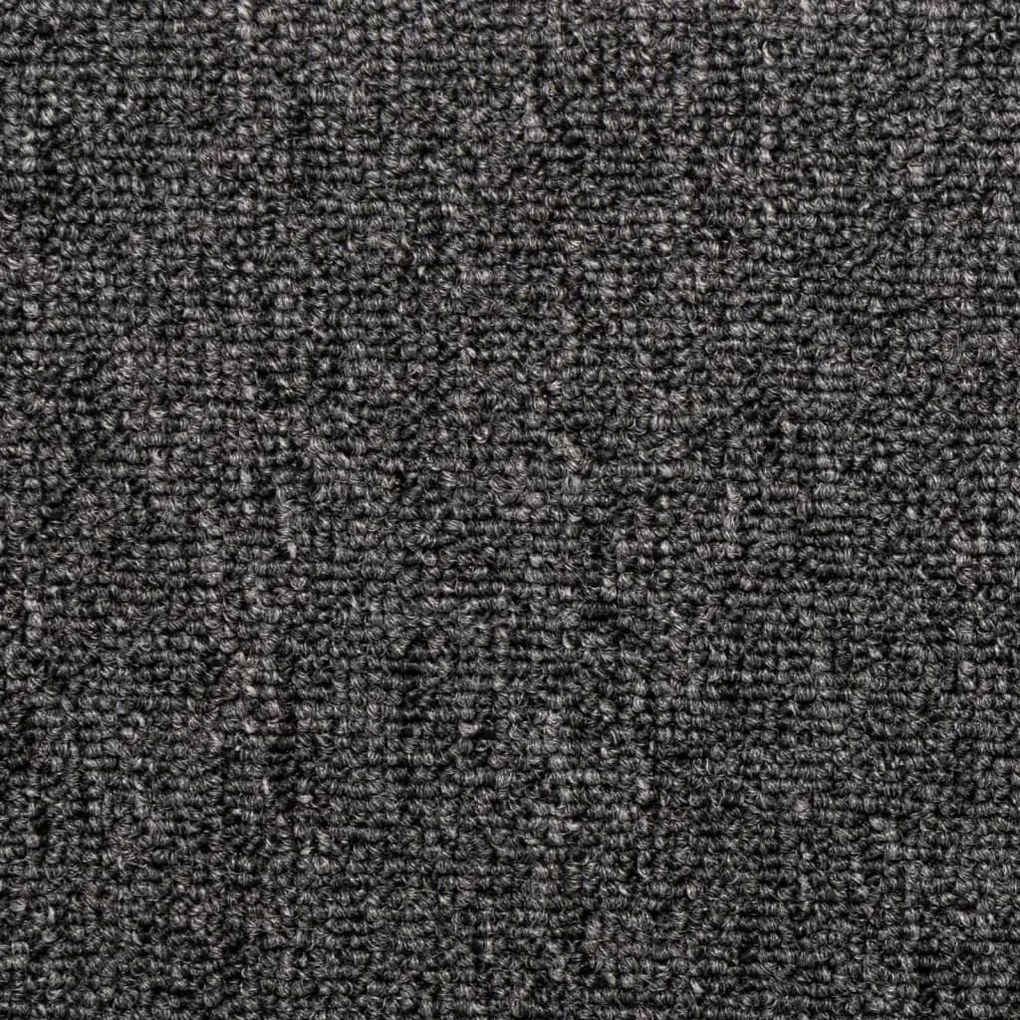 Tapete/carpete para degraus 15 pcs 65x21x4 cm antracite