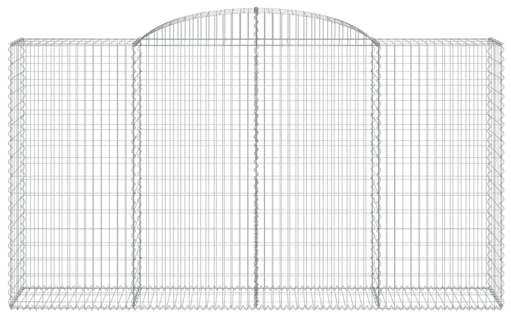 Cestos gabião arqueados 30 pcs 300x50x160/180 ferro galvanizado