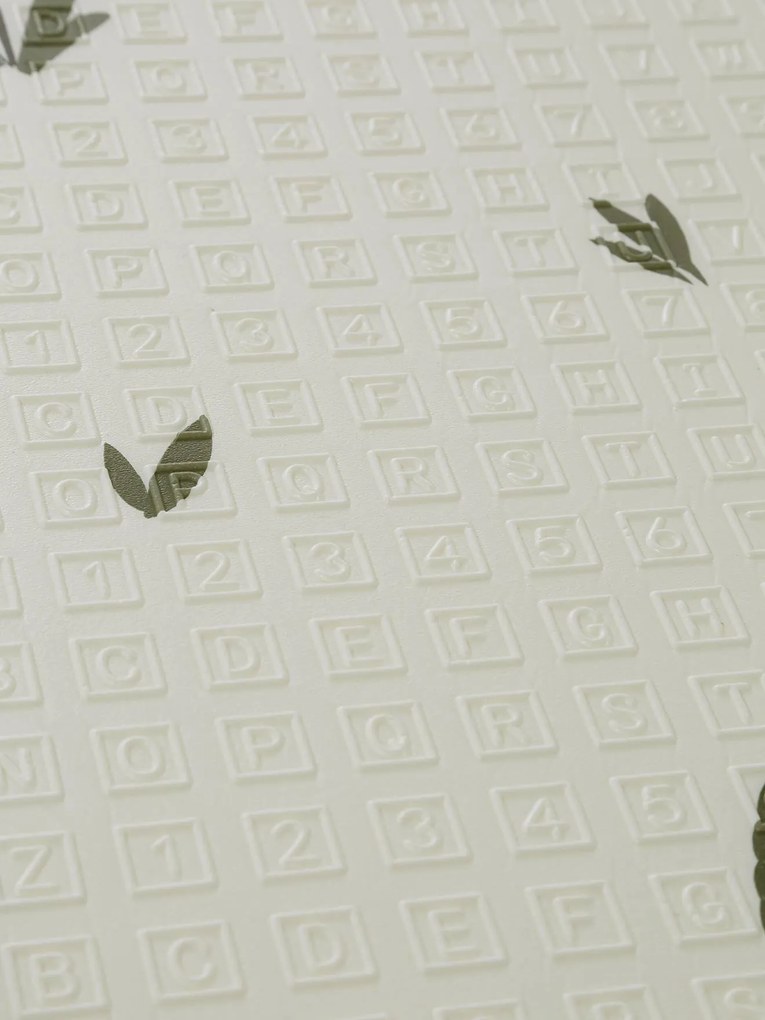 Tapete grande de atividades, dobrável verde