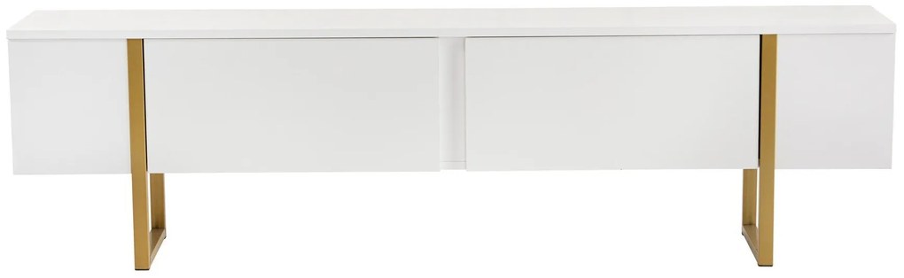 Móvel TV Serenity – Branco e Dourado – 180 cm x 50 cm x 29,5 cm