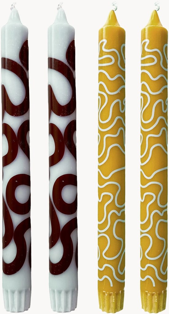 Velas de jantar New Ones, conjunto de 4