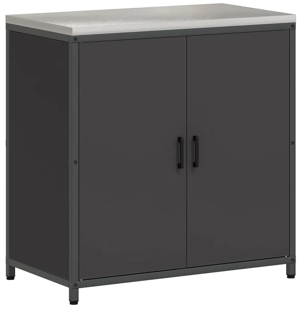Conjunto de Armazenamento de Cozinha com prateleira Outros 3 pcs Preto