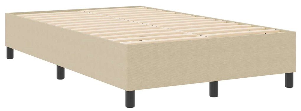vidaXL Estrado de cama plataforma Cinza Verde 120 x 190 cm tecido
