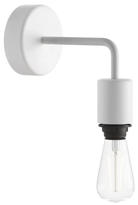 Fermaluce EIVA ELEGANT para abajur com extensão em L rosa de teto e porta-lâmpada IP65 à prova d'água