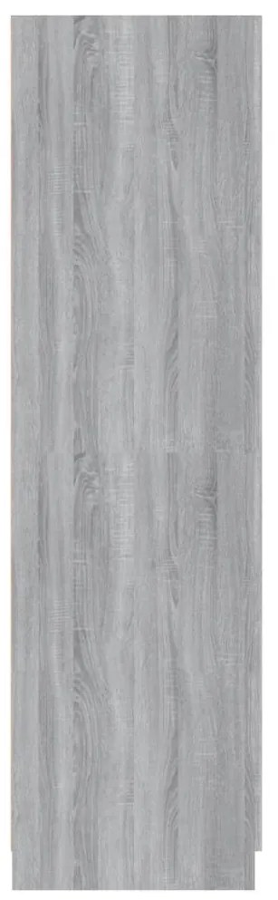 Roupeiro 80x52x180 cm derivados de madeira cinzento sonoma
