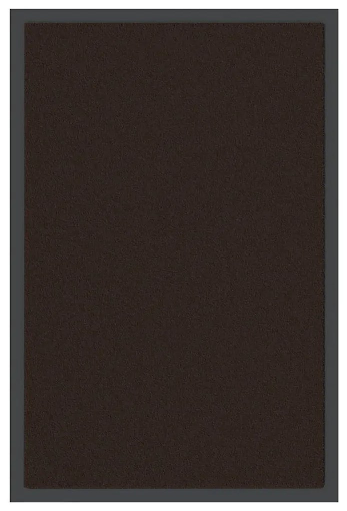 Tapete de porta 40x60 cm castanho